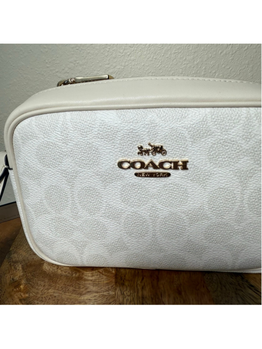 Women's Coach Crossbody Bag One Size White Beige - Picture 2 of 15